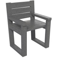 Fauteuil Emeraude plastique recyclé - Espace Urbain