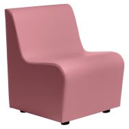 Fauteuil Ergo 1 place tissu simili cuir - Spouf