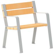 Fauteuil Forézien robinier/acier - Tolerie Forezienne