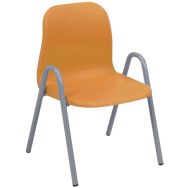 Fauteuil Lise - Piétement coloris: Gris