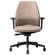 Fauteuil OXYGEN dossier moyen contact synchrone tissu - Quadrifoglio