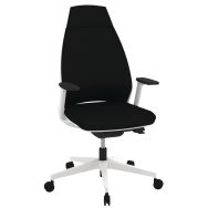 Fauteuil Oxygen dossier tapissé accoudoirs réglables - Quadrifoglio