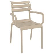 Fauteuil Paris polypropylène - taupe