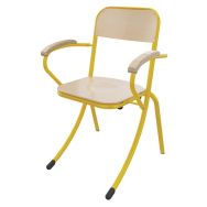 Fauteuil Trévise AST accotoirs hêtre - Mobidecor