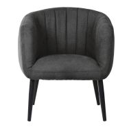 Fauteuil Venice gris foncé