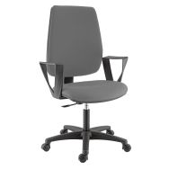 Fauteuil accoudoirs fixes Kiwi tissu M1 - Sokoa