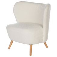 Fauteuil bas Jaipur blanc