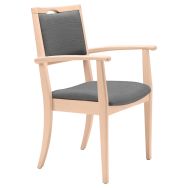 Fauteuil bridge assise dossier abaka structure hêtre - Sunset Creation