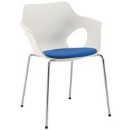 Fauteuil coque SPARK assise Bleu