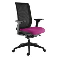 Fauteuil de bureau ergonomique Max dossier résille noire - Sokoa