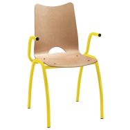 Fauteuil maitre Céphée accoudoirs tube - Manutan Expert
