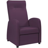 Fauteuil relaxation Marsan pied hêtre enduit PVC - GGI