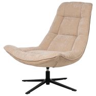 Fauteuil pivotant PARMA Beige
