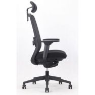 Fauteuil synchrone avancé dos résille assise tissu - NOWY STYL