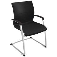 Fauteuil visiteur Dama simili cuir - Quadrifoglio