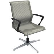 Fauteuil visiteur Dinamica coloris dossier résille - Quadrifoglio