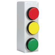 Feu tricolore en mousse