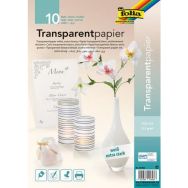 Feuille calque blanc 115g A4 imprimable (Pochette de 10)