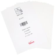 Feuille de dessin 160 g blanc 21 x 29,7 (Pochette de 10)