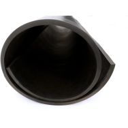 Feuilles Commercial Black Neoprene Rubber-1,4mx5mx12mm-Noir