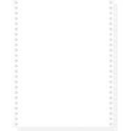 Feuilles listing autocop. blanc 240x12 2plis bande détachable