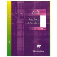 Feuillets mobiles Dessin sous étui O (uni) - Clairefontaine