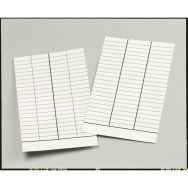 Fiche bibliothèque. A retourner 3 colonnes 75 x 125mm (Paquet de 250)