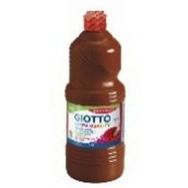 Flacon 1 litre gouache liquide giotto avec bouchon doseur - marron