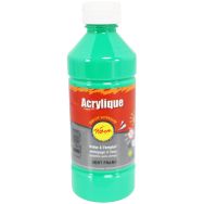 Flacon 500 ml gouache acrylique pichon - vert franc