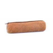 Fourre-Tout Rond Elba Cuir Vintage Beige - (Pcb 12)
