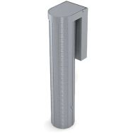 Fourreaux rond en aluminium avec couvercle encastré diam 90mm la paire