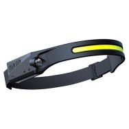 Frontale COB 600lm 2 en 1 avec interrupteur Rechargeable