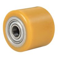 Galet polyurethanne f=490kg diam=110x50mm alésage=20mm