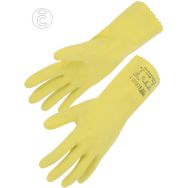 Gant latex jaune floque t7a10 - Singer