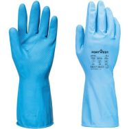 Gants FD protection chimique B - L - Bleu - Lot de 12