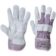 Gants de travail docker croute-XL-Gris (12 paires)