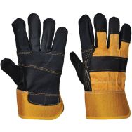 Gants de travail docker cuir ameublement - Portwest (12 paires)