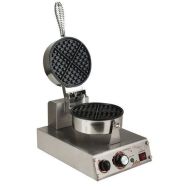 Gaufrier &eacute;l&eacute;ctrique rond simple ecoline