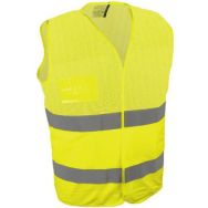 Gilet de signalisation polyester/mesh a bandes grises - Singer Safety