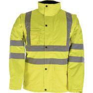 Gilet imperméable haute visibilité jaune polaire taille l