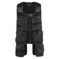 Gilet sans manche x1900 multipoches noir