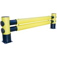 Glissière fin de rayon ''Golf'' 2 côtés l 2500 mm h 760 mm