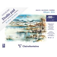 Goldline Bloc 100 feuilles aquarelle 200g 24x32cm