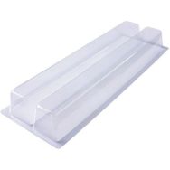 Gouttière double à bûche thermoformée trapèze - Lot de 10