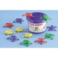 Grenouilles sauteuses en plastique