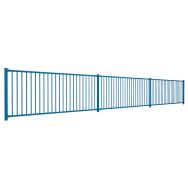 Grille MODULAIRE V80 2.38 m poteau rond - bleu - Normaclo