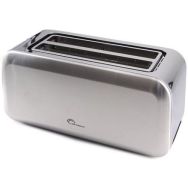 Grille Pain 1250-1450W en inox - 4 toaststhermostat 7, niv 3
