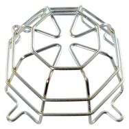 Grille de protection pour détecteur autonome fumé e DAAFchromée