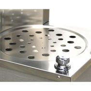 Grille inox pose-carafes pour fontaine à eau froide