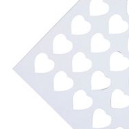 Grille pochoirs à biscuit Coeurs